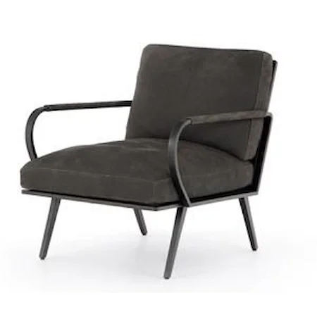 Sanford Chair Nubuck Charcoal